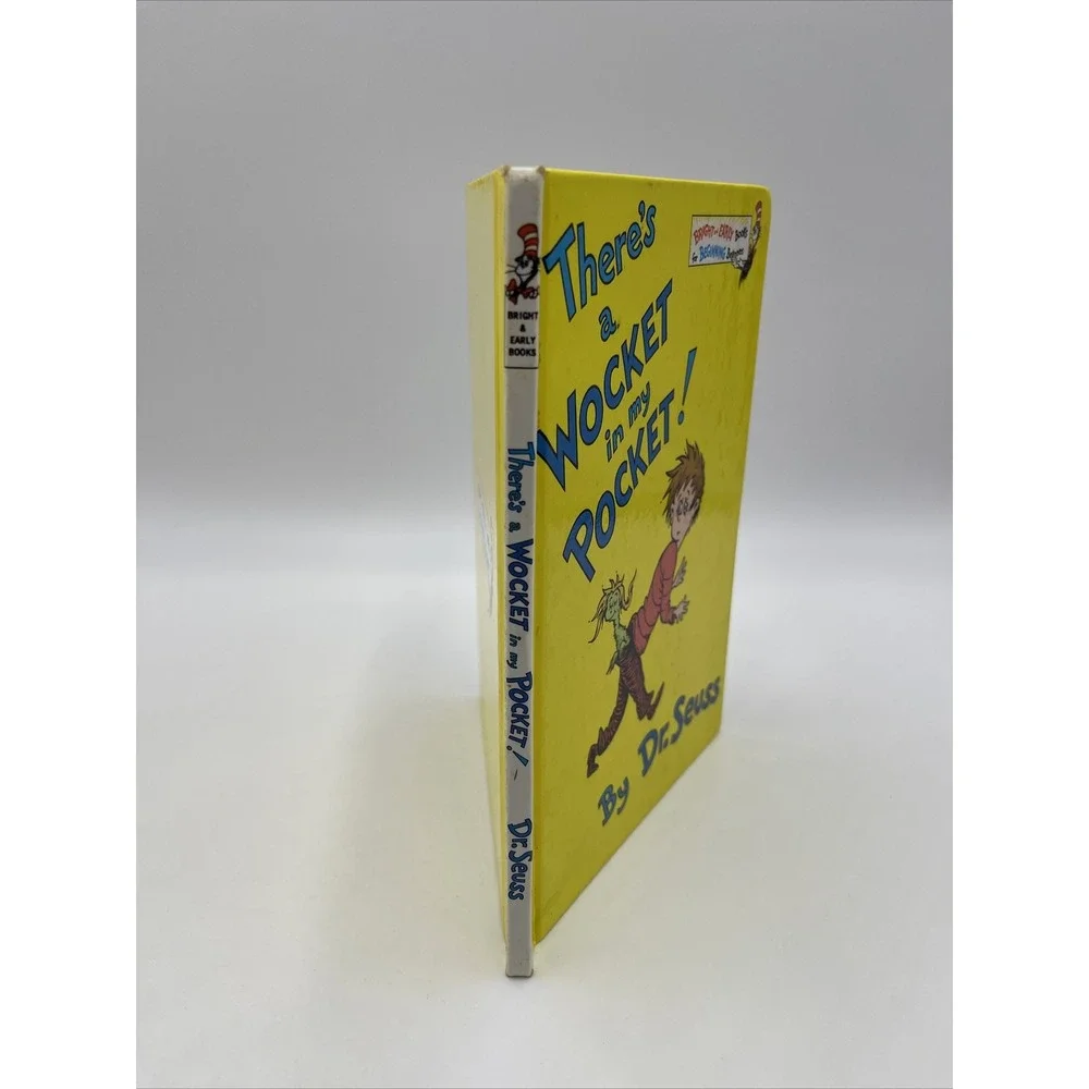 1 - VINTAGE - 1974 - THERE'S A‎ WOCKET IN MY POCKET ! BY DR. SEUSS HC BOOK #001